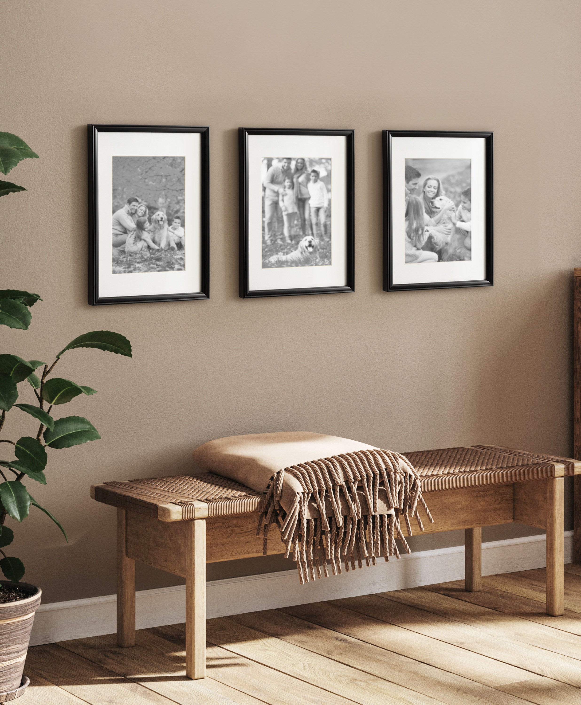 Wall Frame Black 14x18 matted to 11x14 8