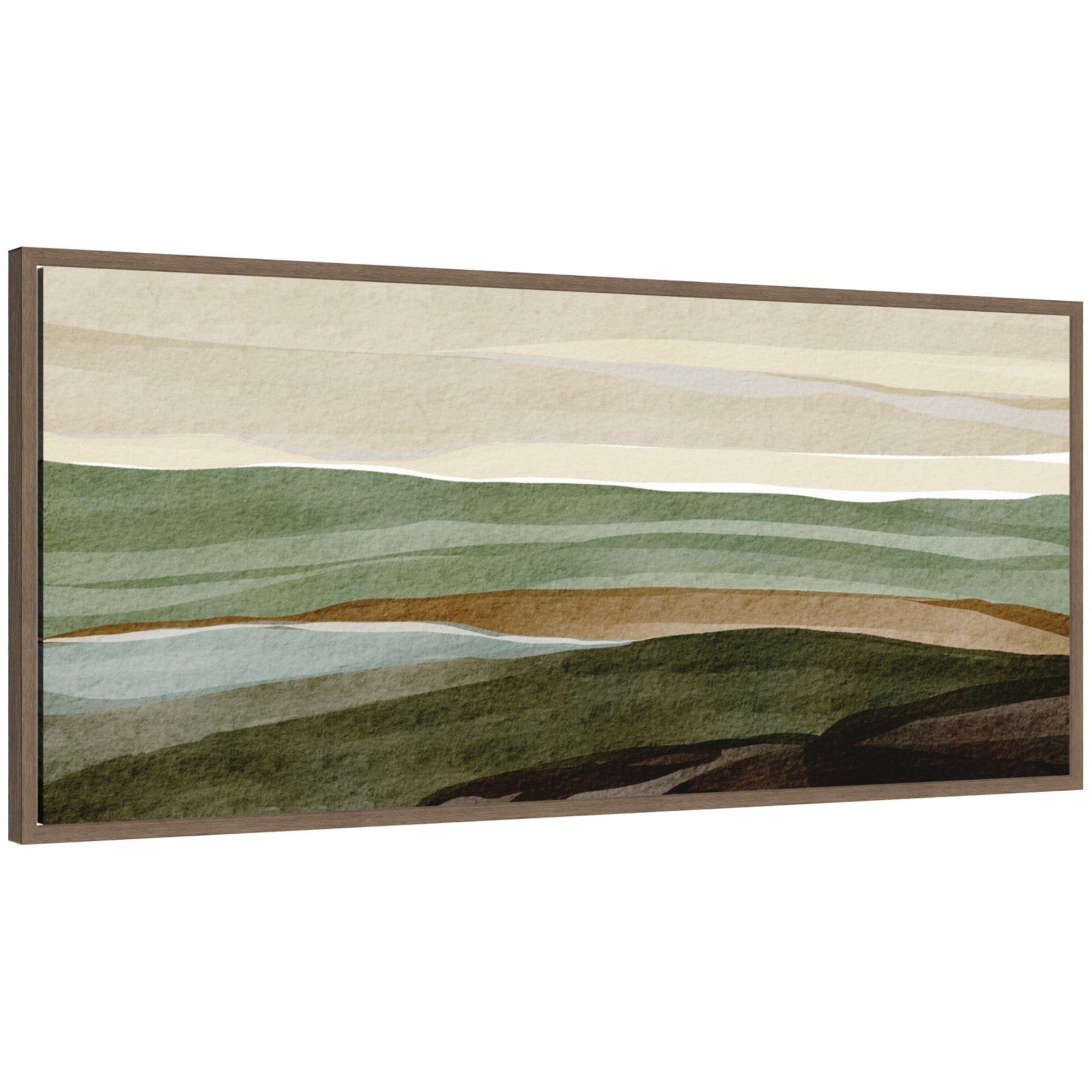 Natures Charm lll Panel by Nikita Jariwala Framed Canvas Wall Art Print