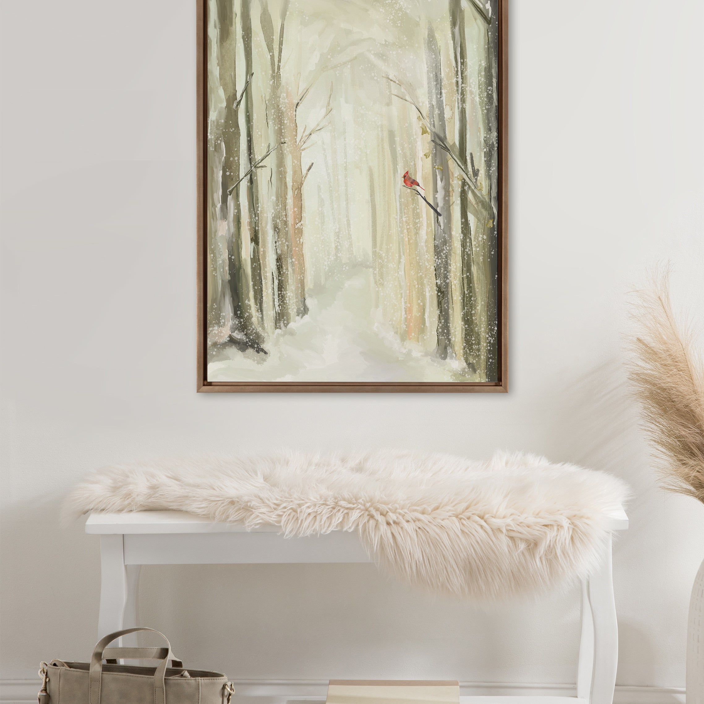 Framed Canvas 23x33 Sylvie Dark Gold 5