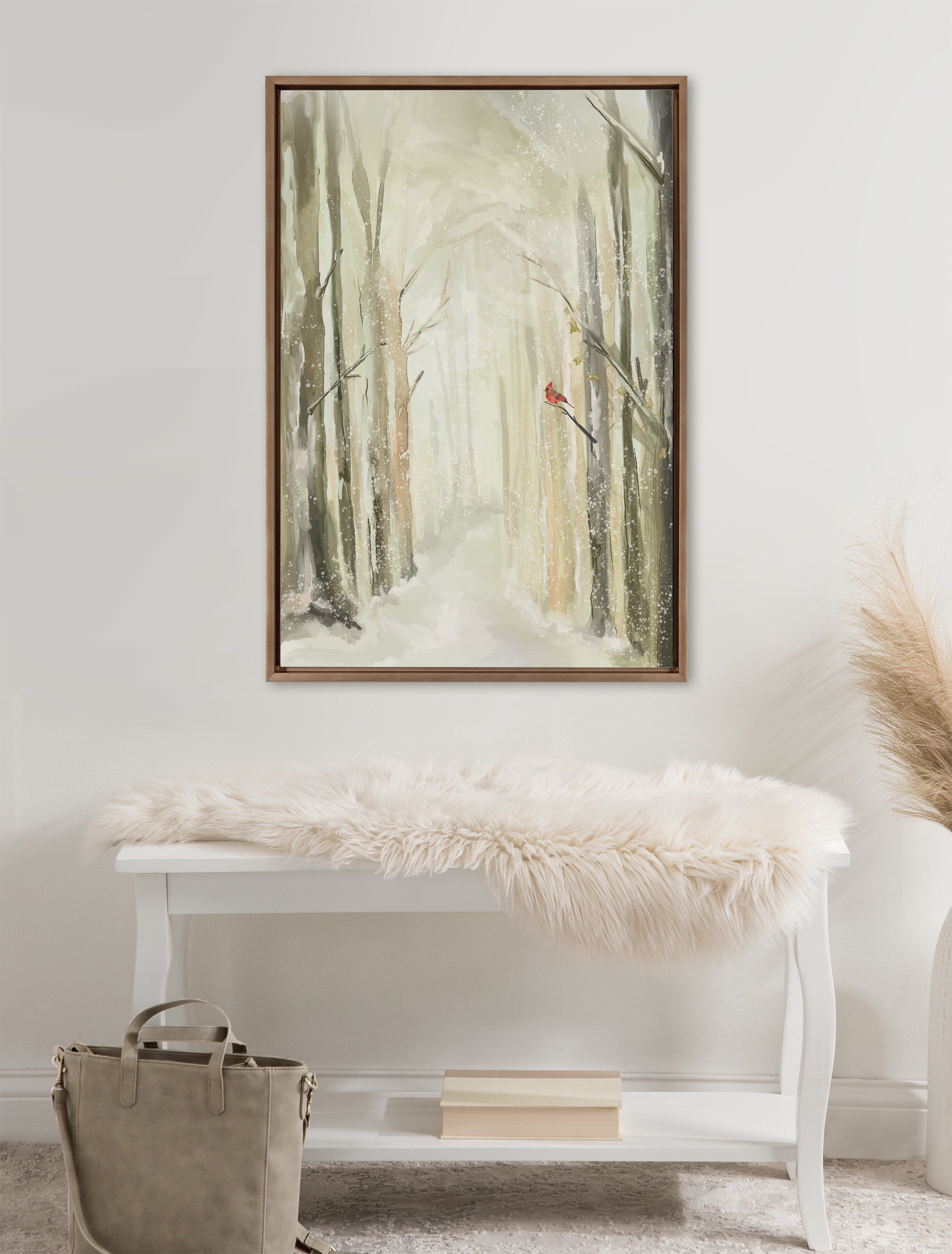 Framed Canvas 23x33 Sylvie Dark Gold 5