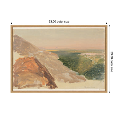 Framed Canvas 33x23 Sylvie Natural 2