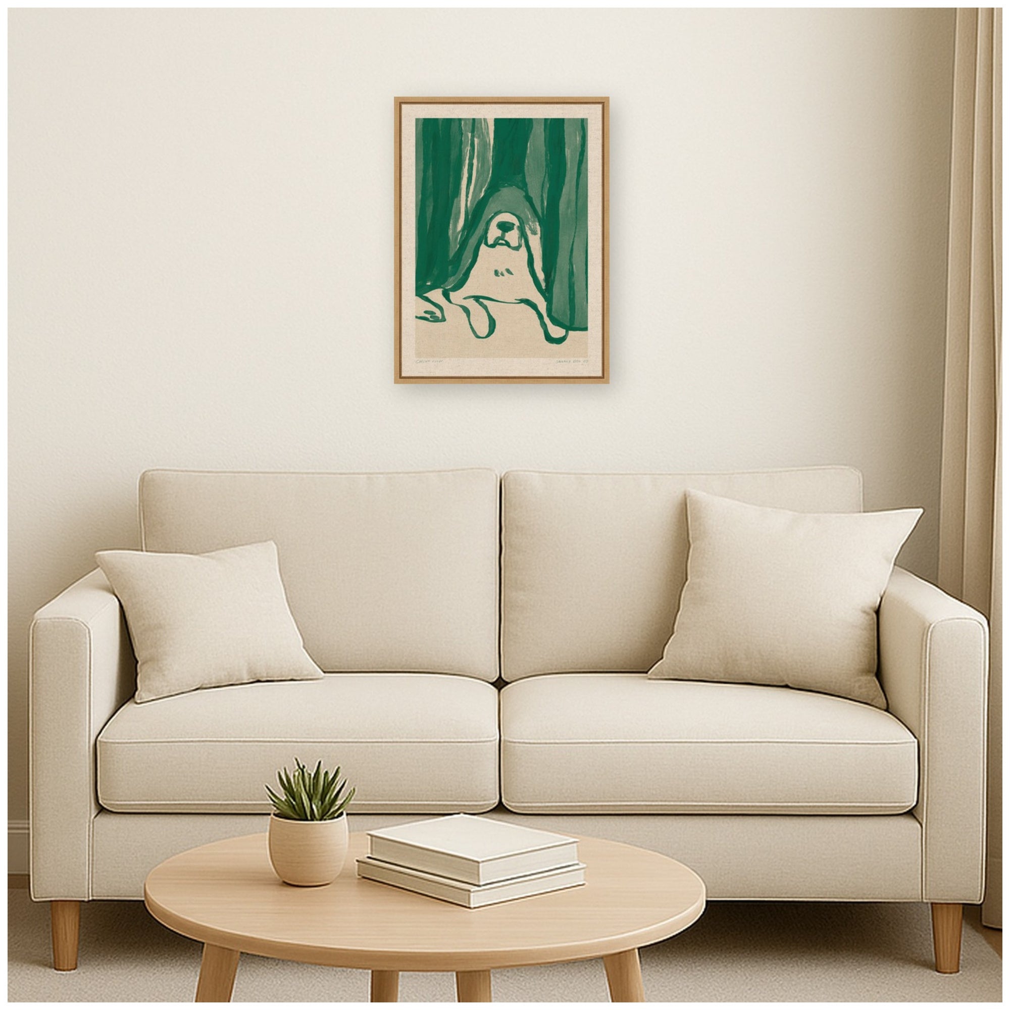 Framed Canvas 18x24 Sylvie Natural 6