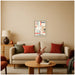 Mounted Canvas Castellan Distressed White 20x26 6
