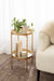 Side Table Gold 16x16x26 7