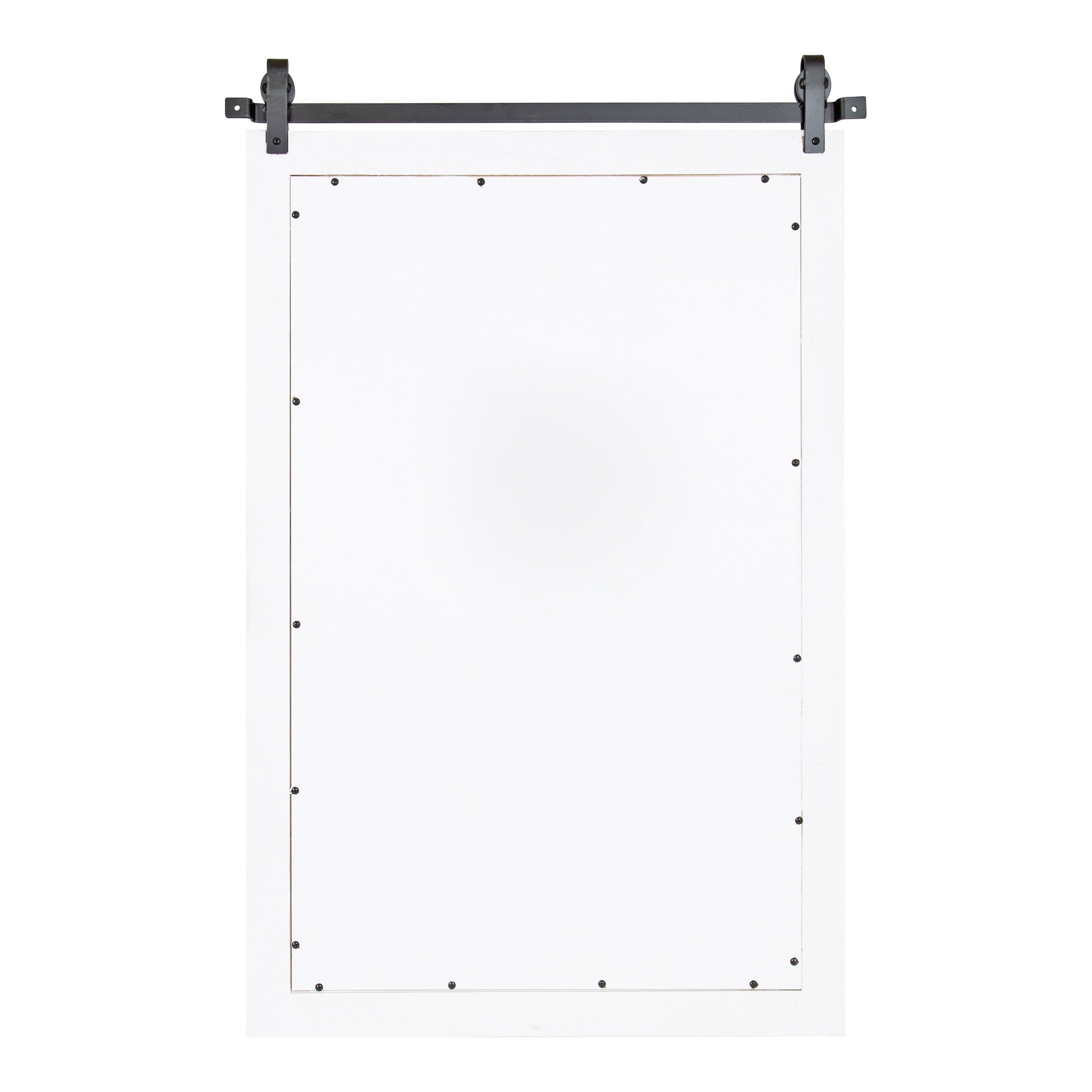 Rectangle Mirror White 24x38 4