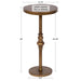 Drink Table Gold 13x13x26 2
