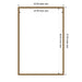 Dry Erase Board Belvedere Bronze 25x37 2