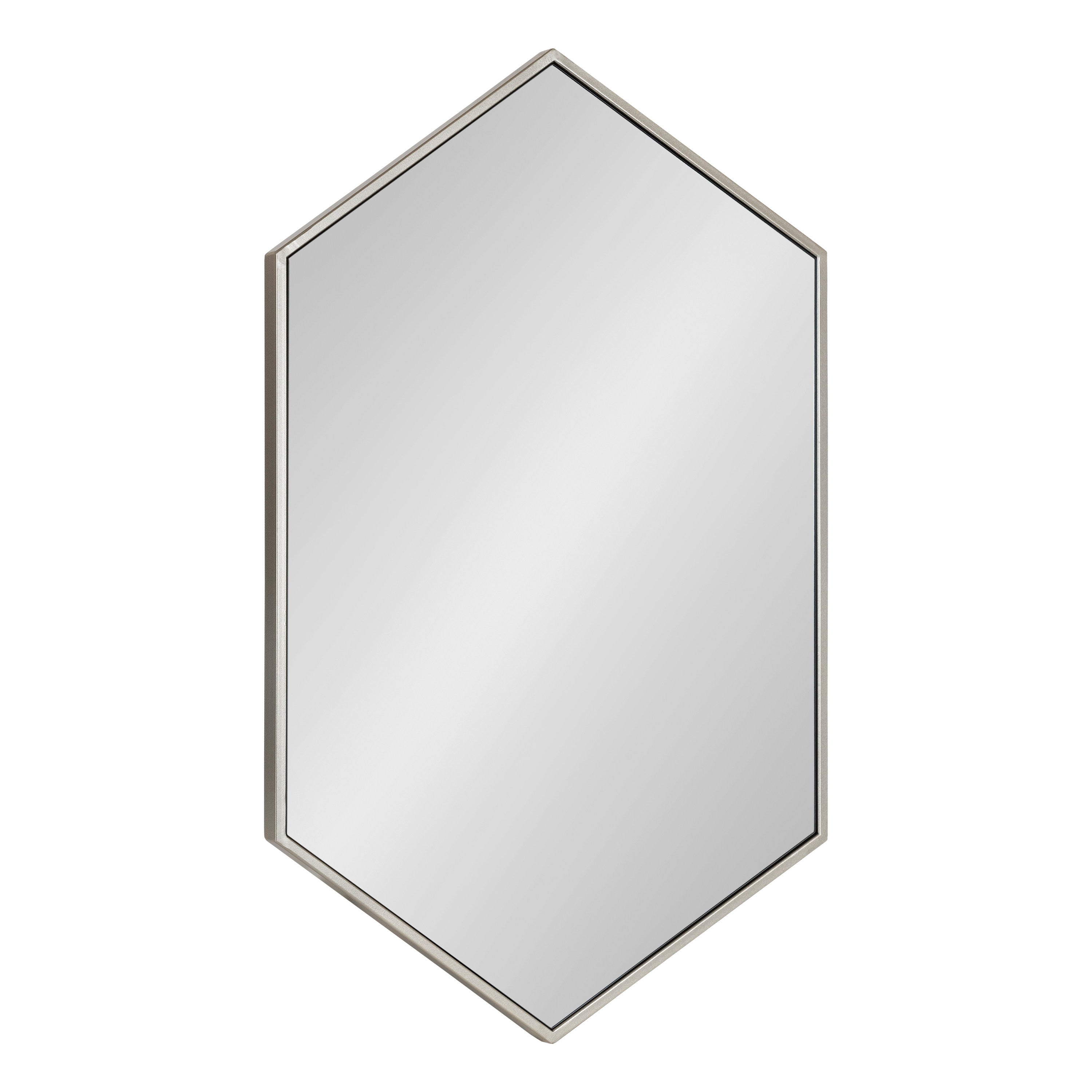 McNeer Hexagon Metal Wall Mirror