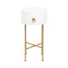 Decklyn Glam Round Side Table