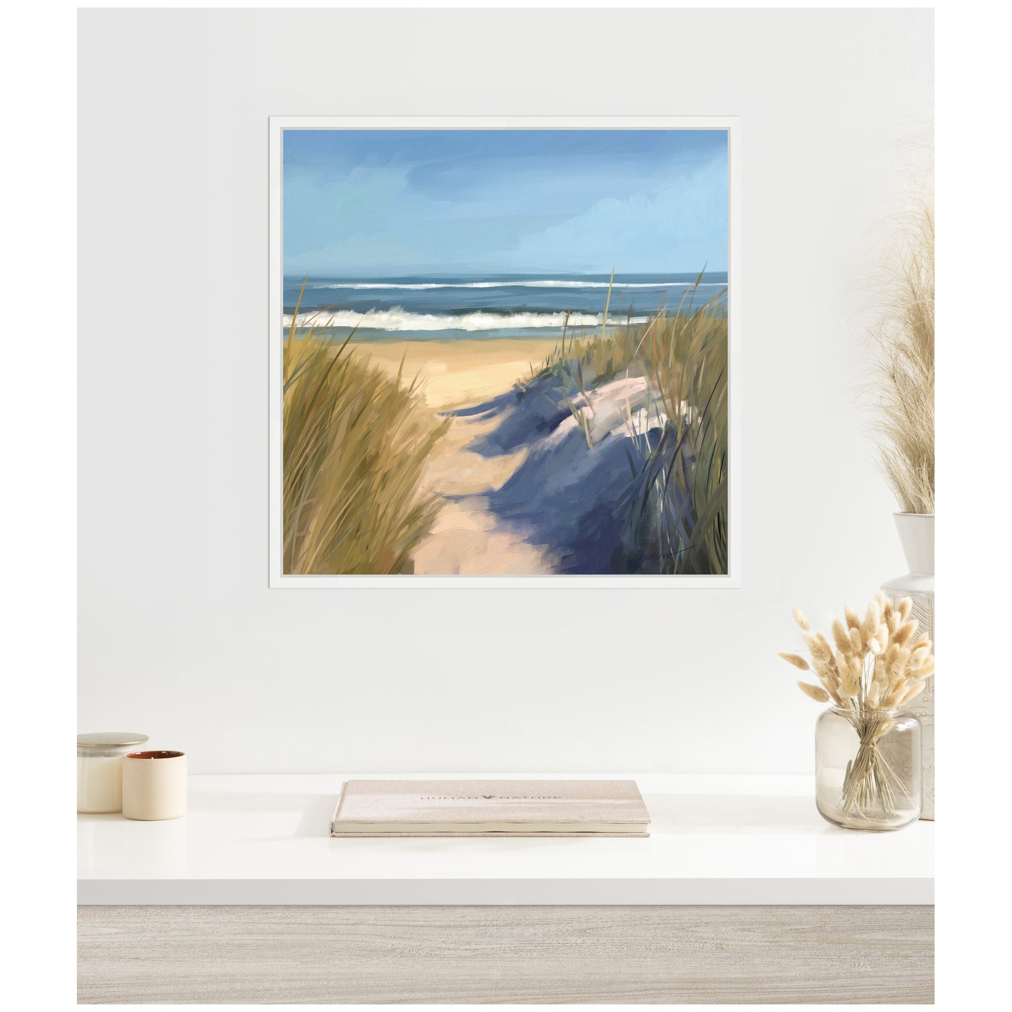 Framed Canvas 22 x 22 Sylvie White 6