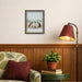 Mounted Canvas Castellan Black 13x16 5