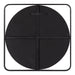 Square Mirror Black 24x24 4