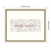 Framed Art Belmont Distress White 22x18 2