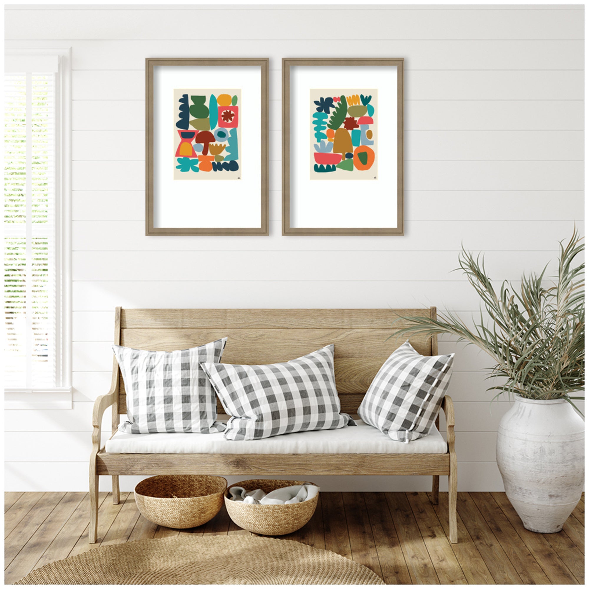Night Chords 2 Piece Framed Wall Art Print Set by Kelly Knaga