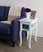 Side Table White 18x12x24 6