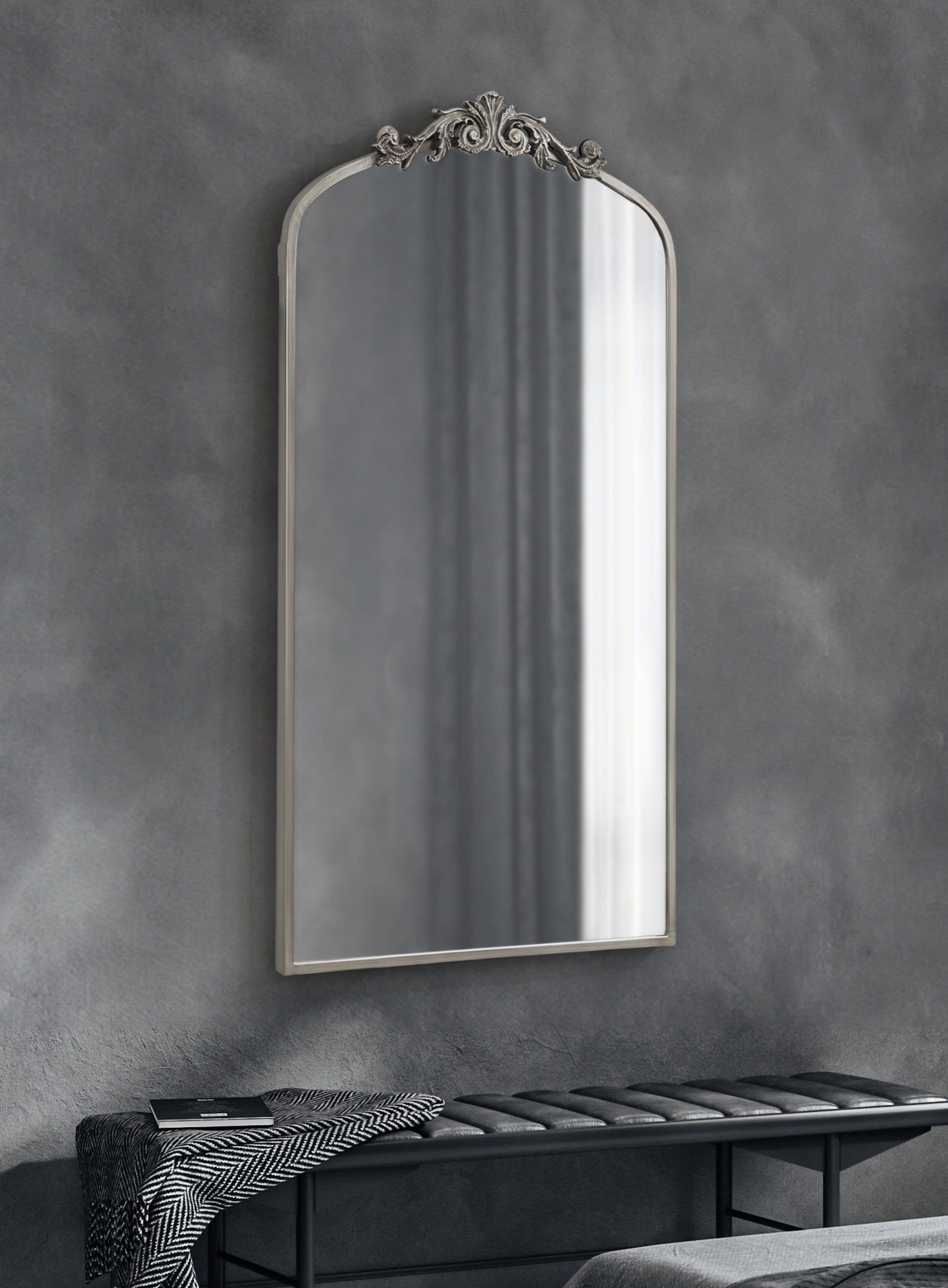 Full Length Mirror 24x42 Silver 7