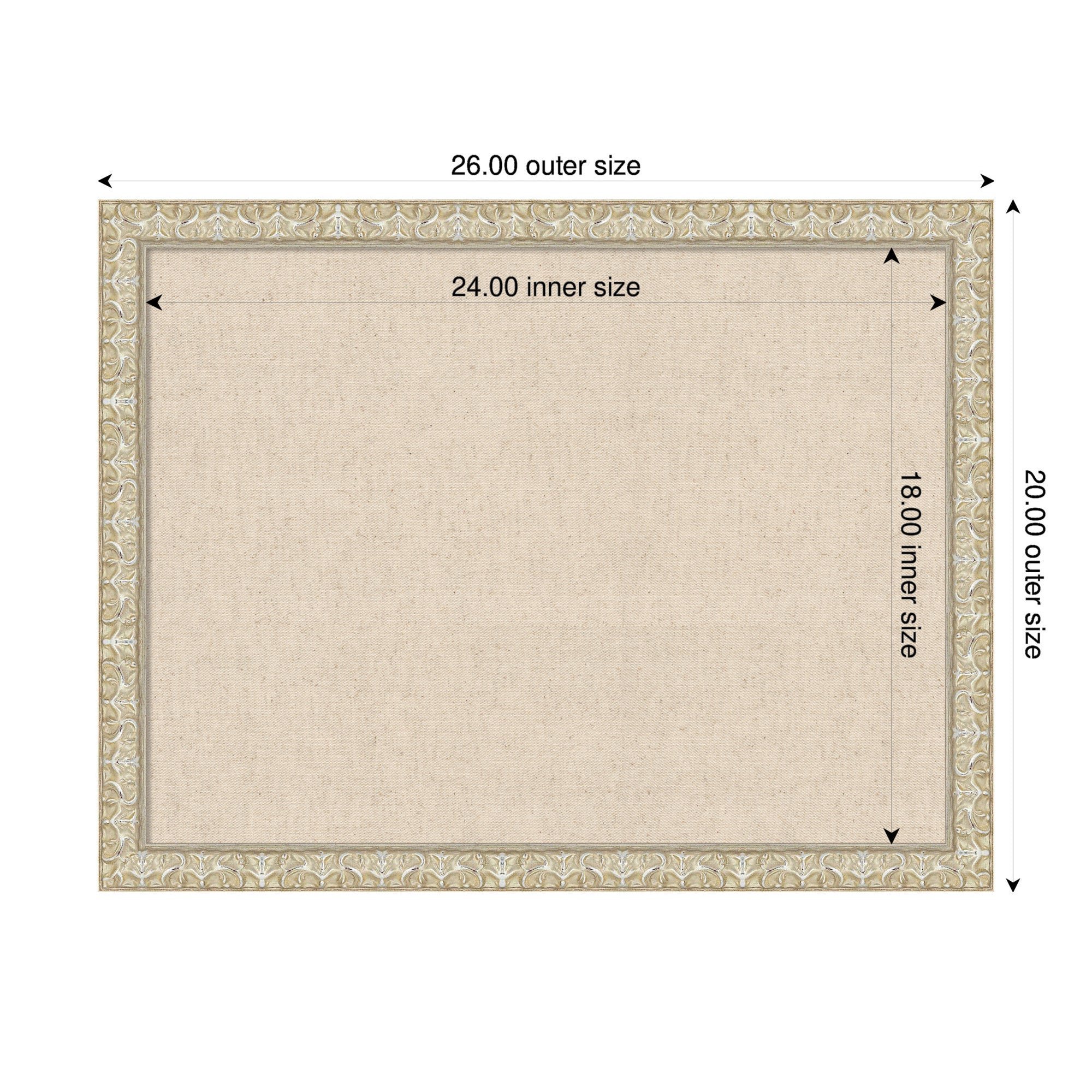Pinboard 26x20 Lila Silver 2