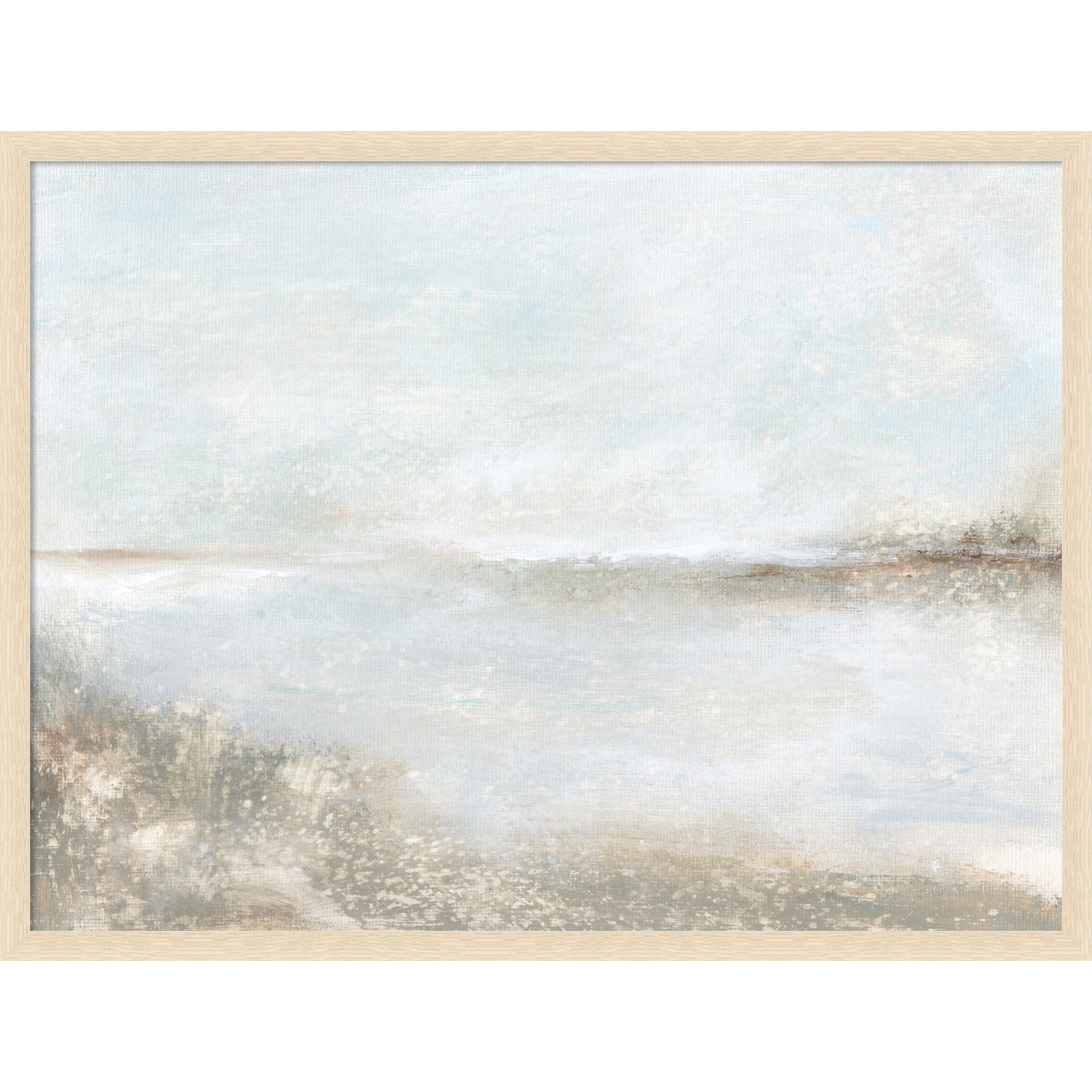 Mounted Canvas 38x29 Woodgrain Stripe Blonde 1