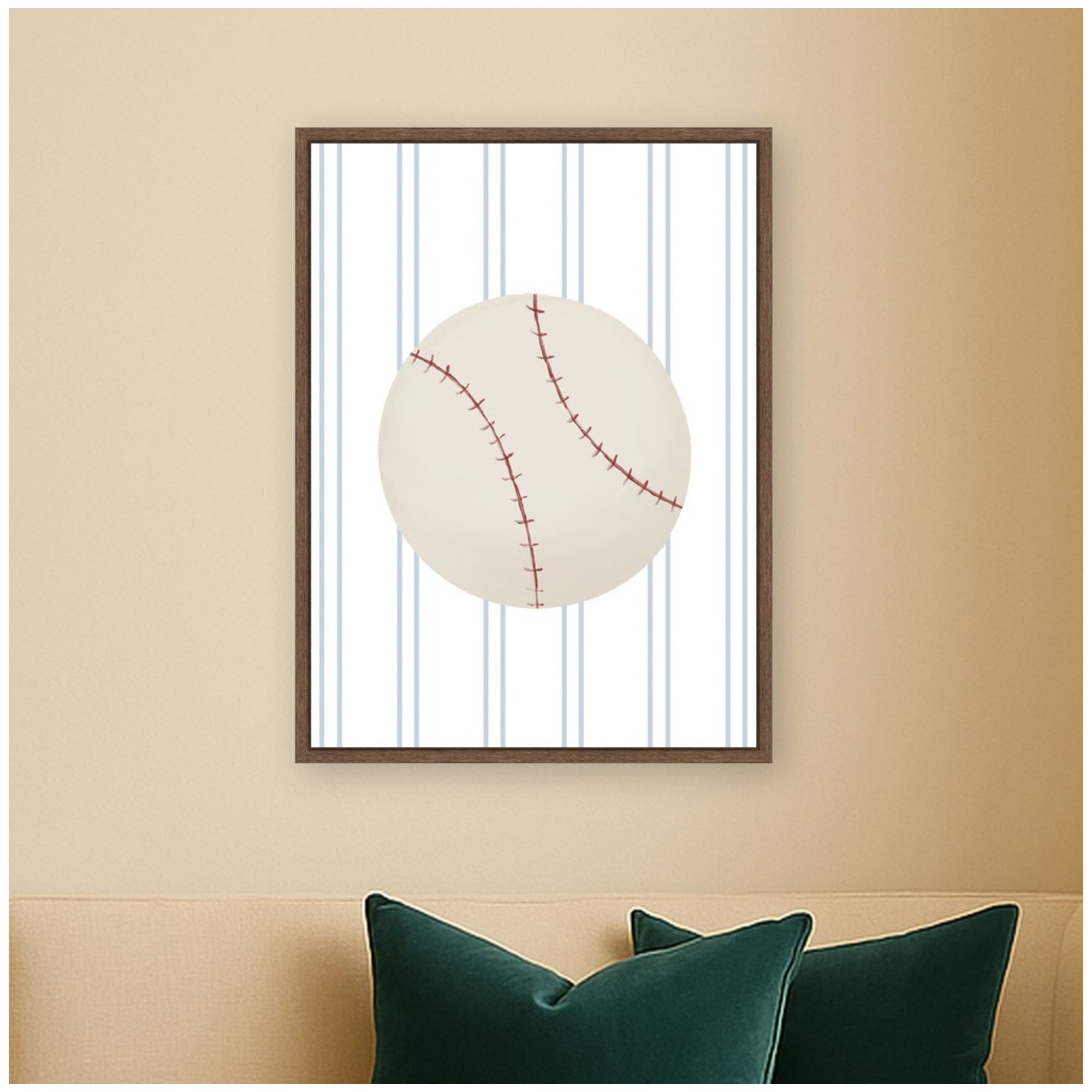 Framed Canvas 18x24 Sylvie Walnut 6
