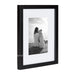 Tabletop Frame Black 8x10 matted to 5x7 3
