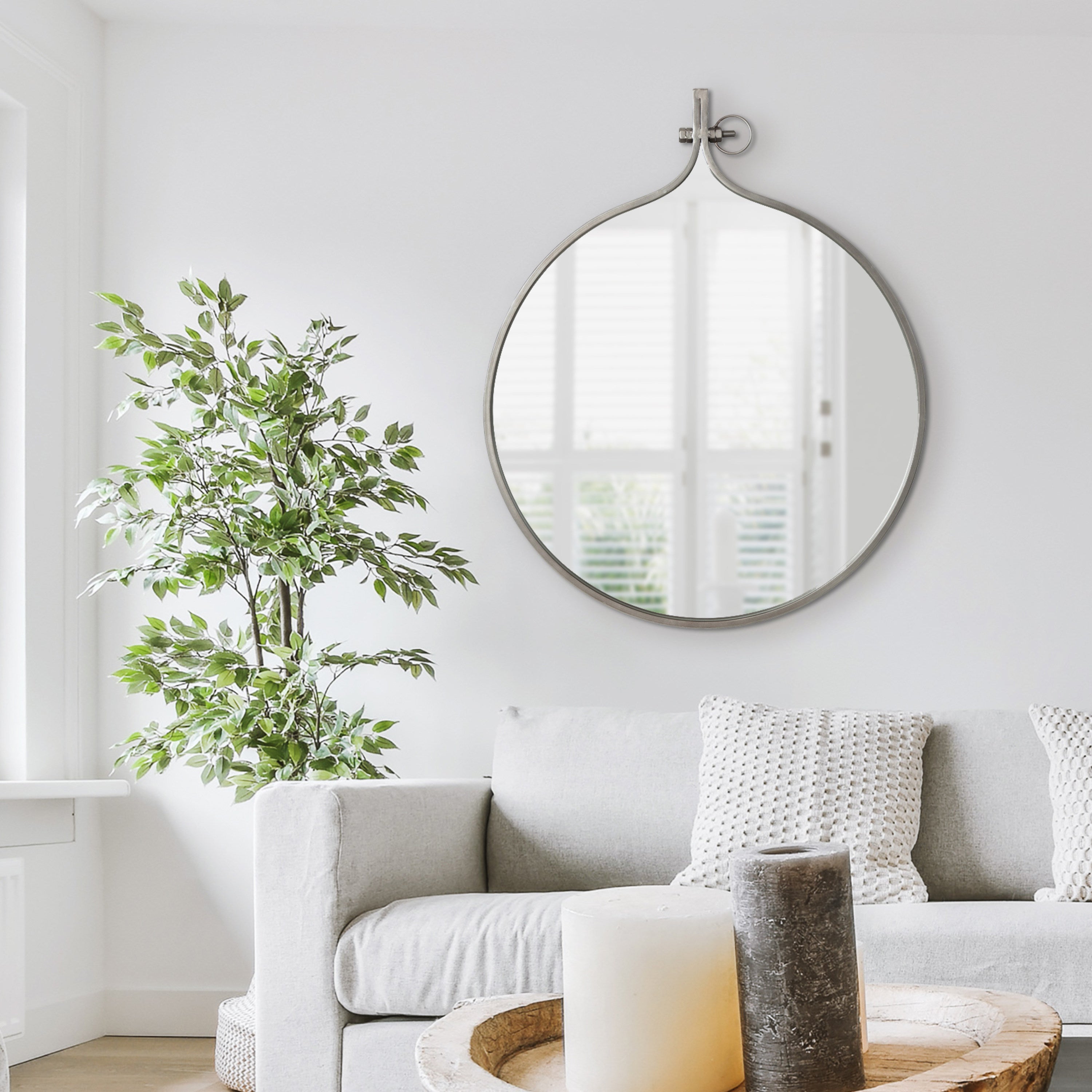 Yitro Metal Framed Wall Mirror