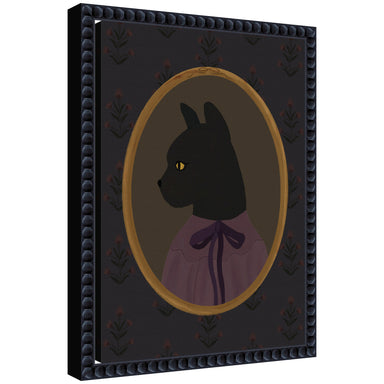 Framed Canvas 10x13 Sylvie Beaded Black 1
