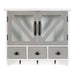 Cabinet White Gray 21x6x20 3