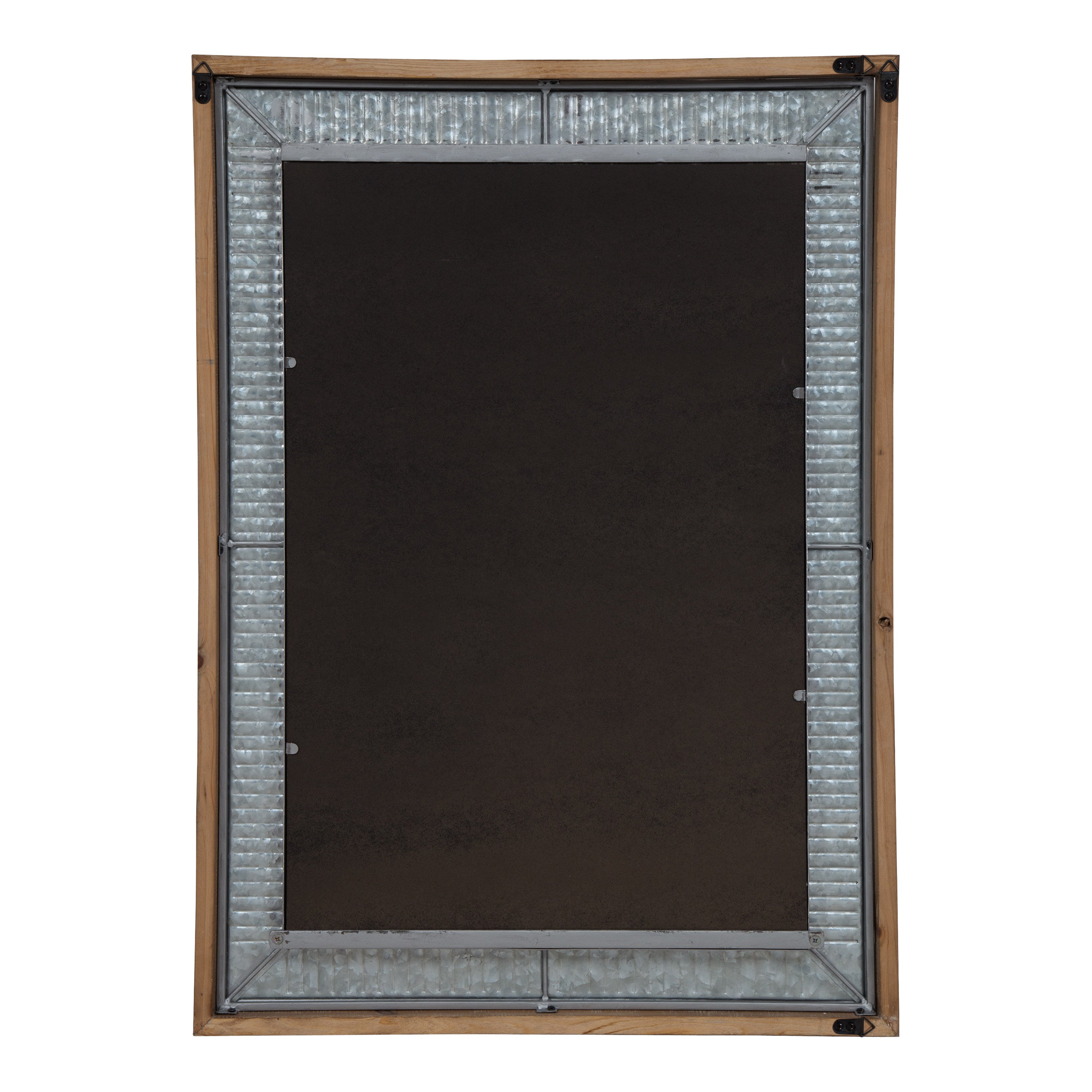 Rectangle Mirror 27x39 Rustic Brown 4