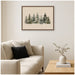 Framed Canvas Sylvie Walnut 24x18 5