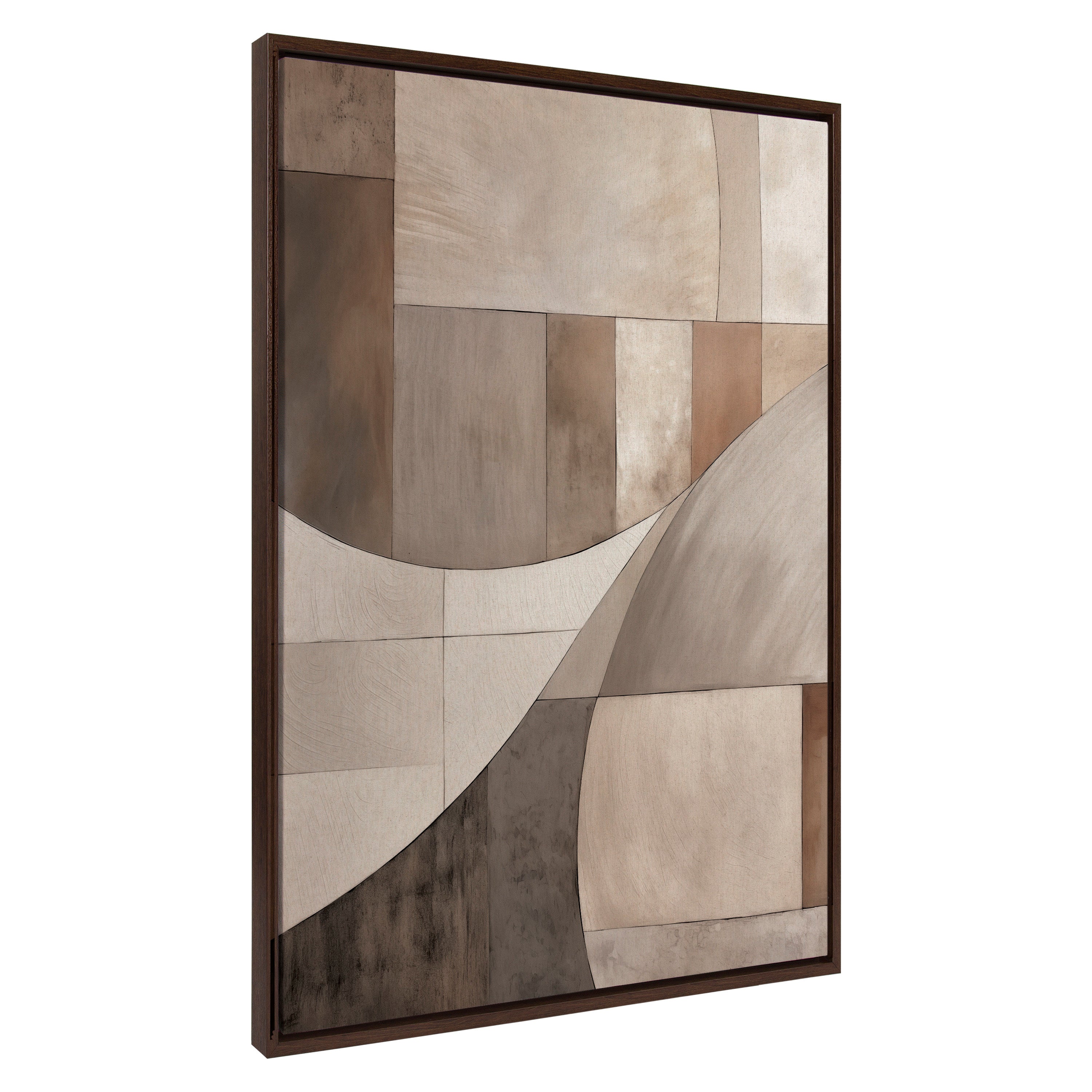 Framed Canvas 31.5x41.5 Sylvie Walnut 1