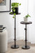 Drink Table Pewter 10x10x30 8