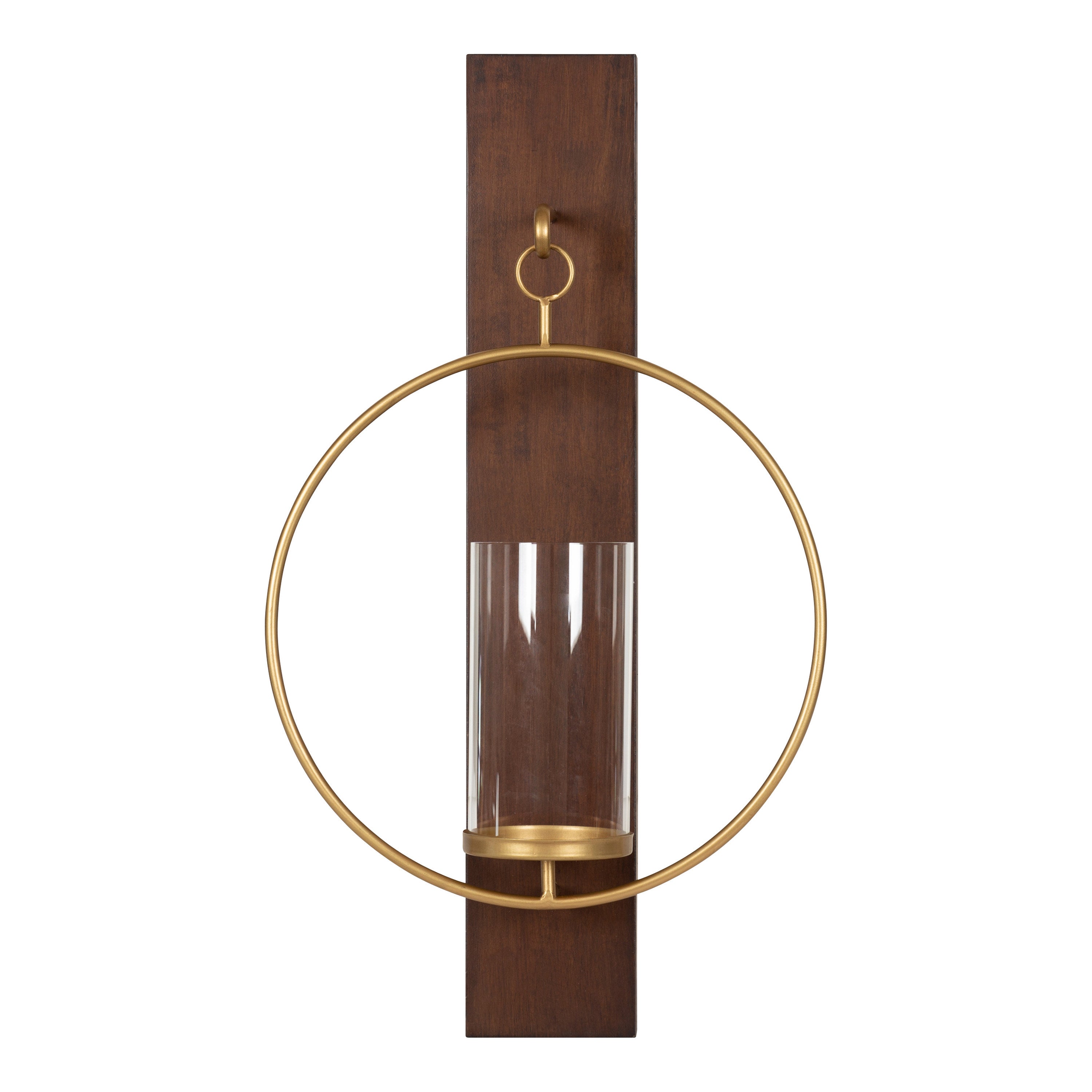 Wall Sconce Walnut Brown 13x24 2