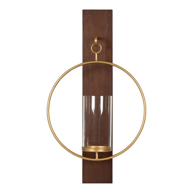 Wall Sconce Walnut Brown 13x24 2