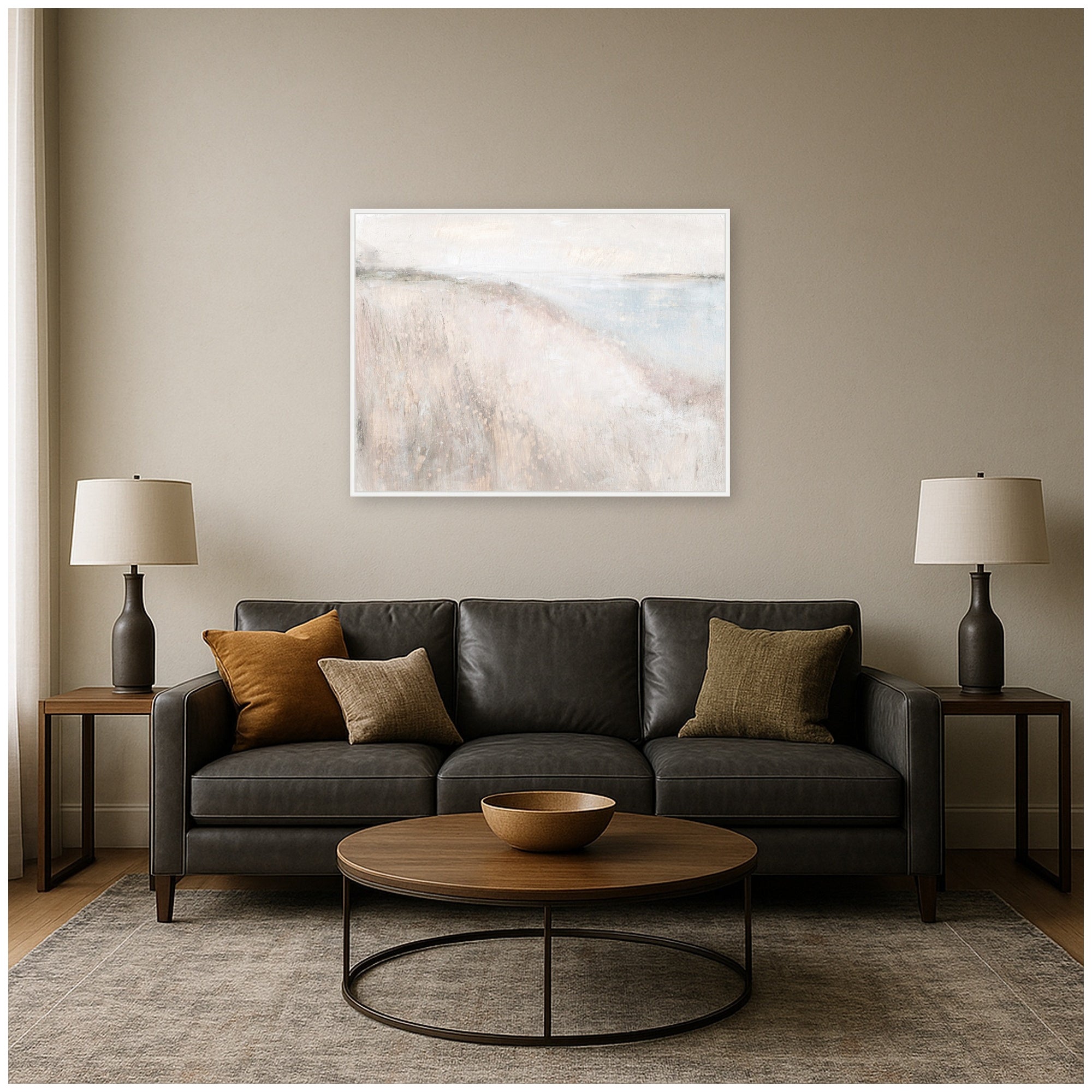 Framed Canvas 42x32 Sylvie White 6