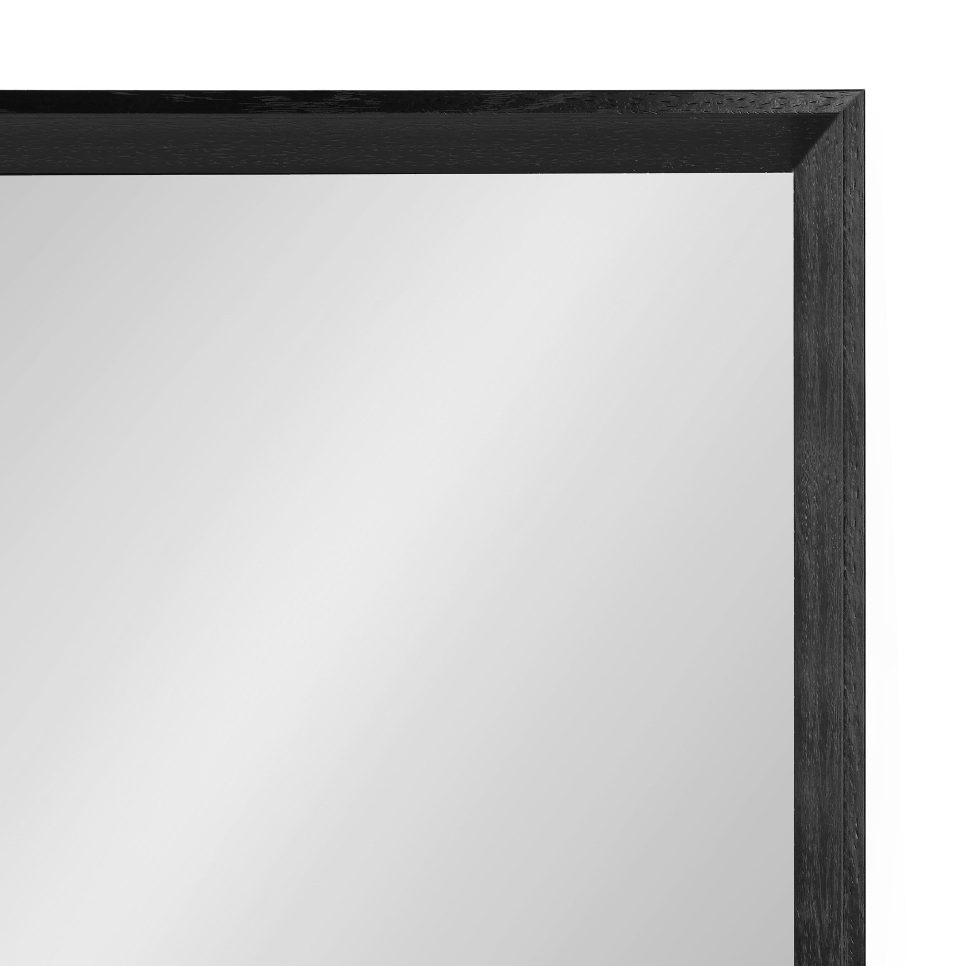 Rectangle Mirror Black 24x36 3