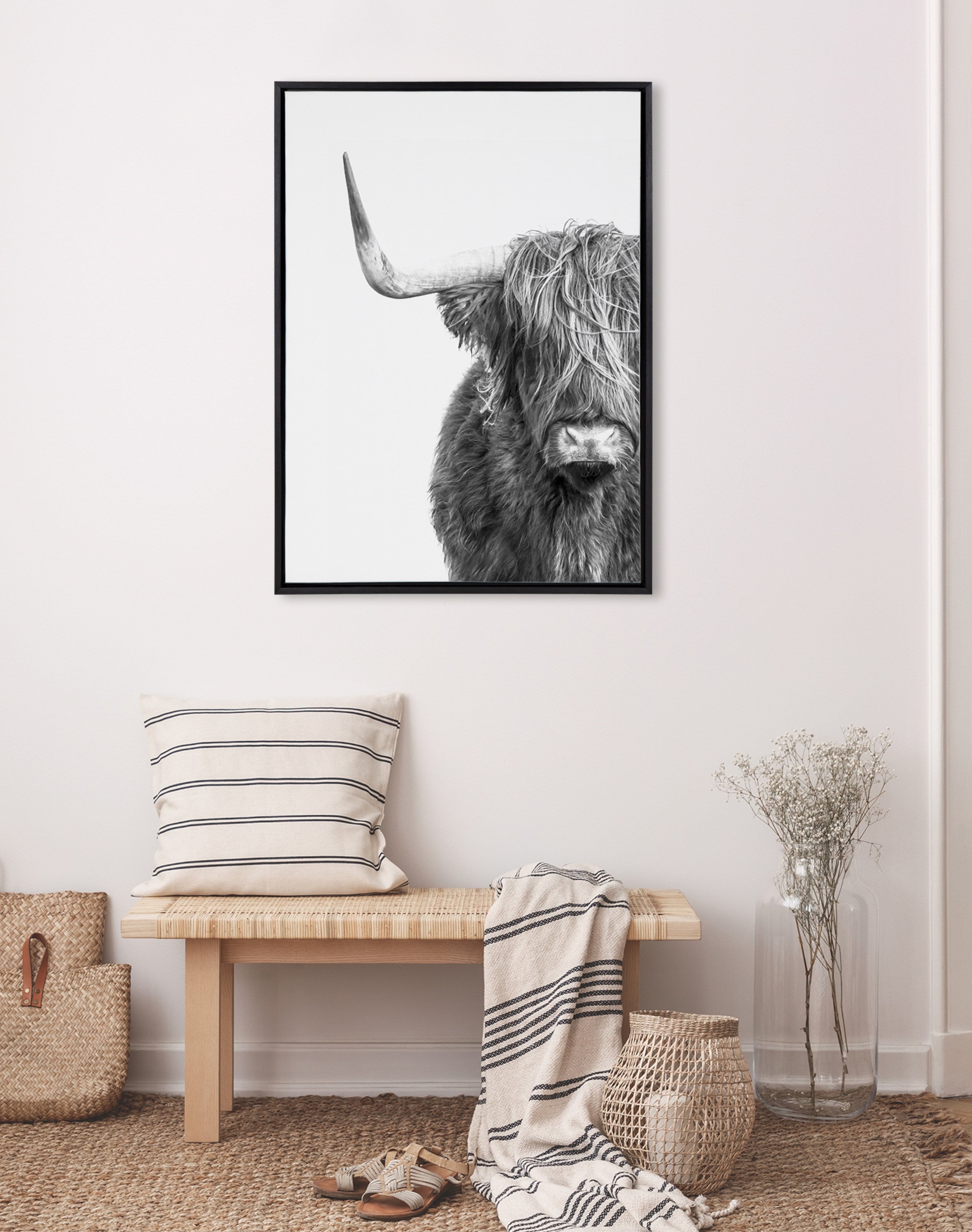 Framed Canvas Sylvie Black 28x38 5