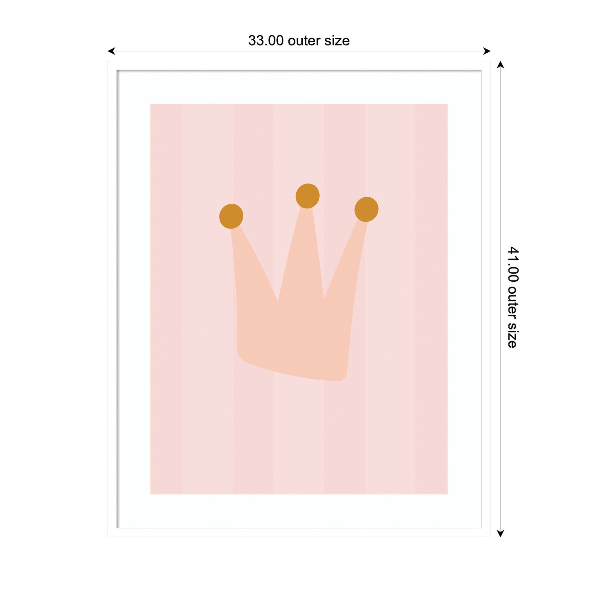 Crown by Laura Moss Framed Wall Art Print