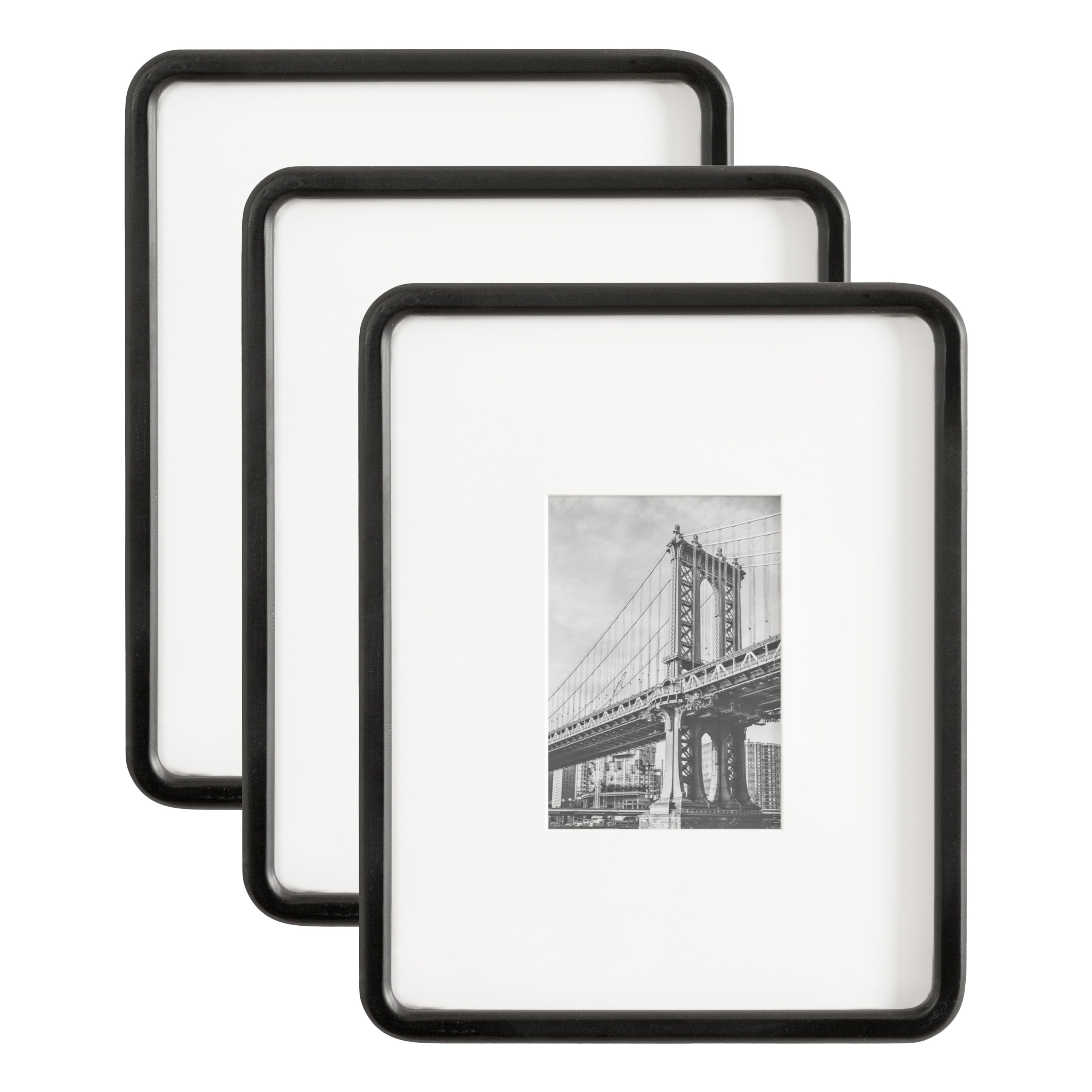Wall Frame 11x14 matted to 5x7 Black 1
