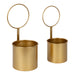 Hanging Planter Gold 2 Piece 1