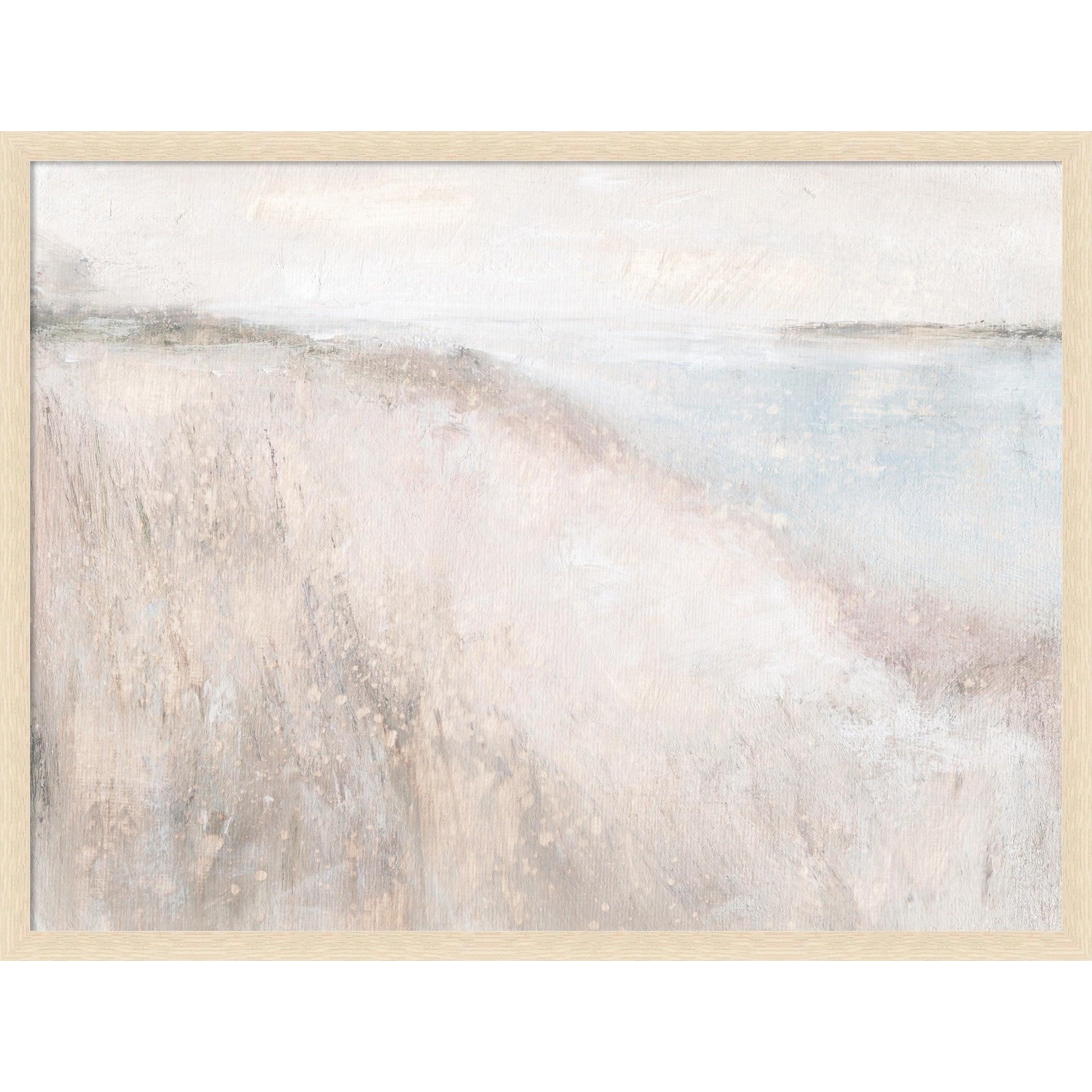 Mounted Canvas 38x29 Woodgrain Stripe Blonde 1