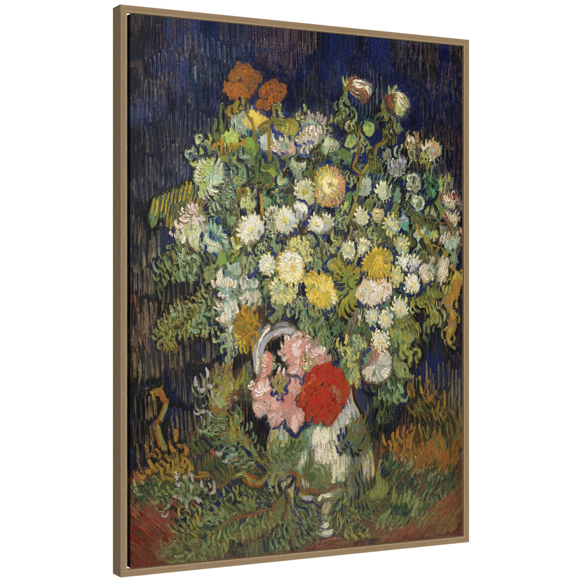 Framed Canvas 28 x 38 Sylvie Dark Gold 1