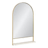 Chadwin Arch Wall Mirror with Shelf