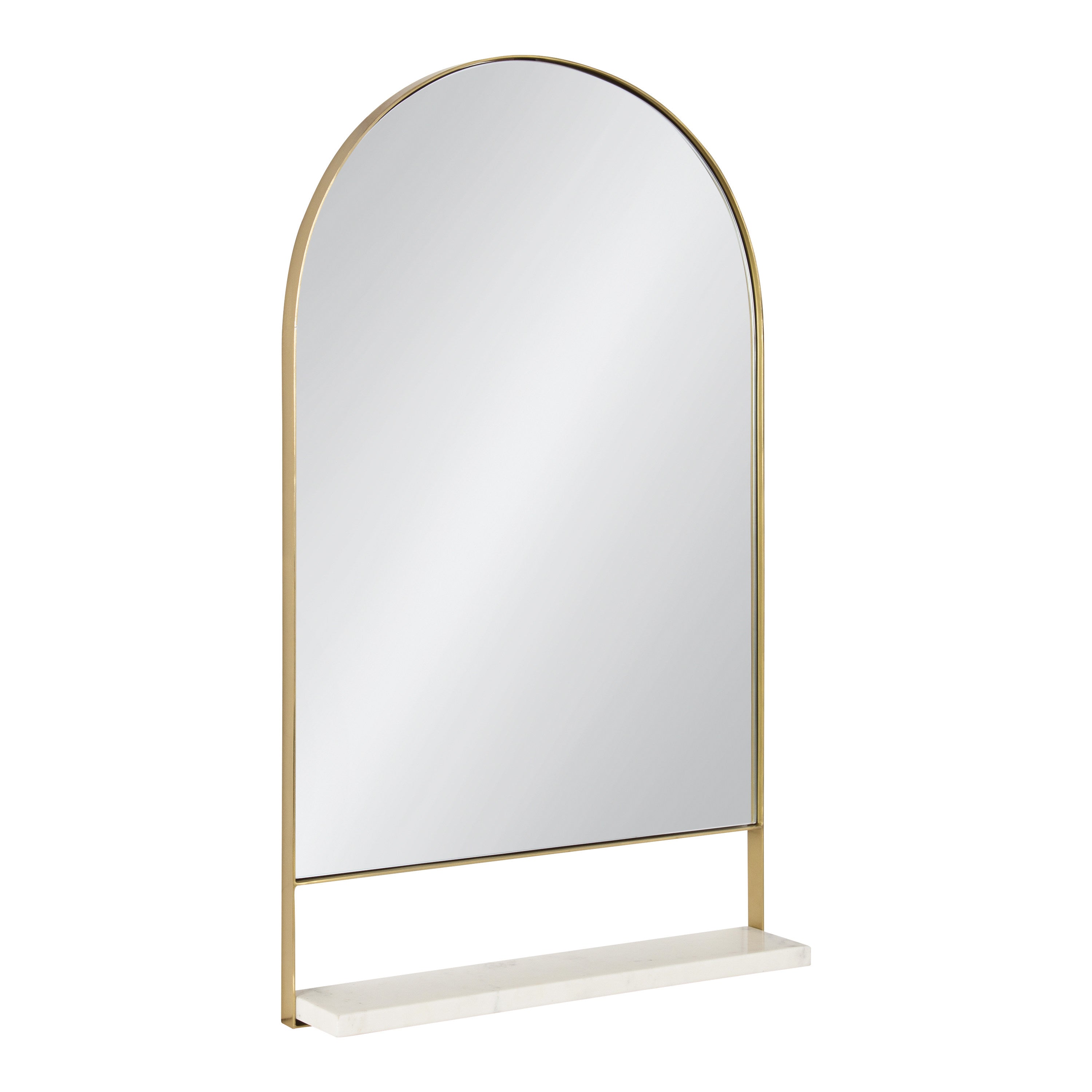 Chadwin Arch Wall Mirror with Shelf