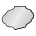 Scallop Mirror Black 23x37 1