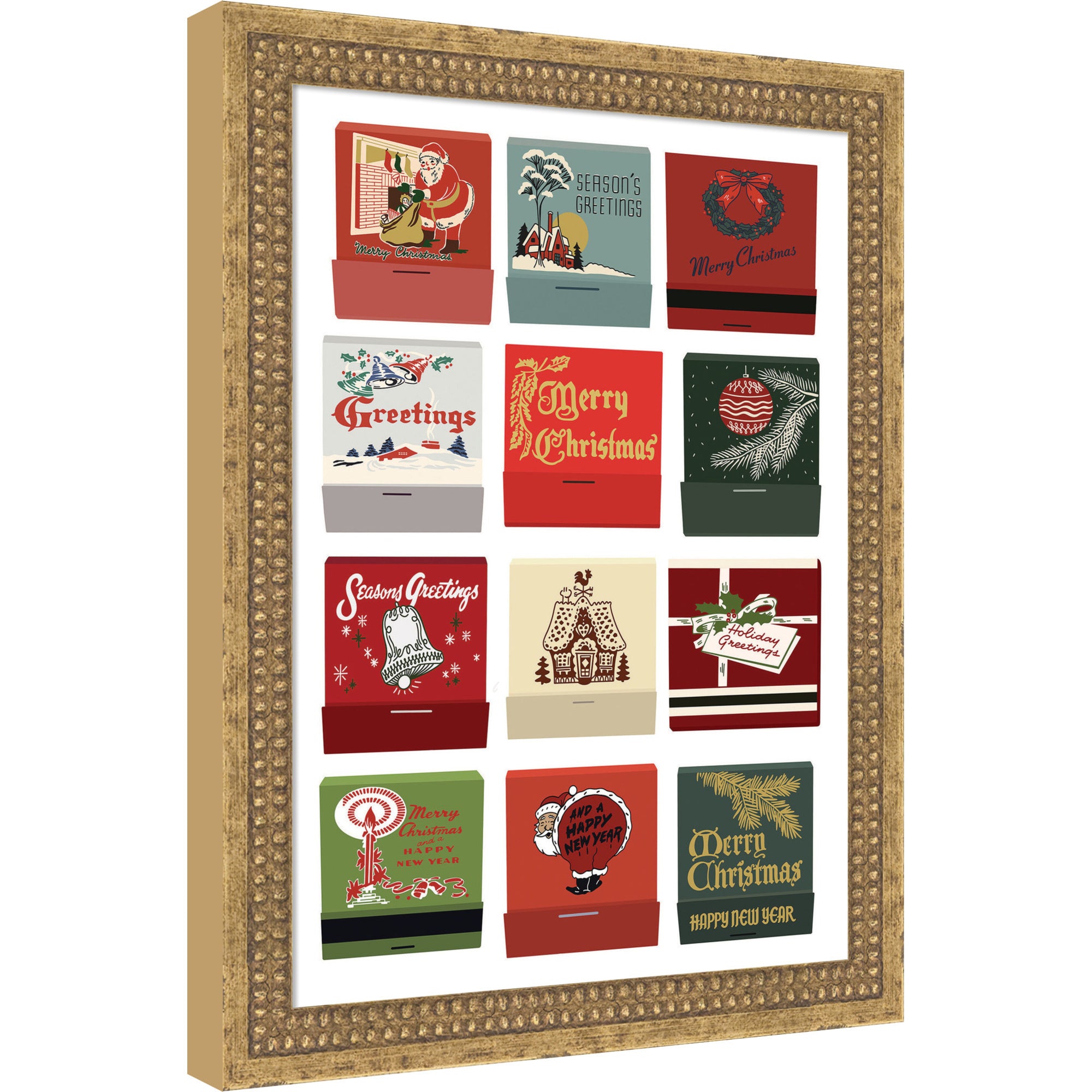 Mounted Canvas Castellan Gold 13x17 1