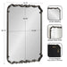 Rectangle Mirror Black 20x27 2