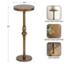 Drink Table Gold 9x9x22 2