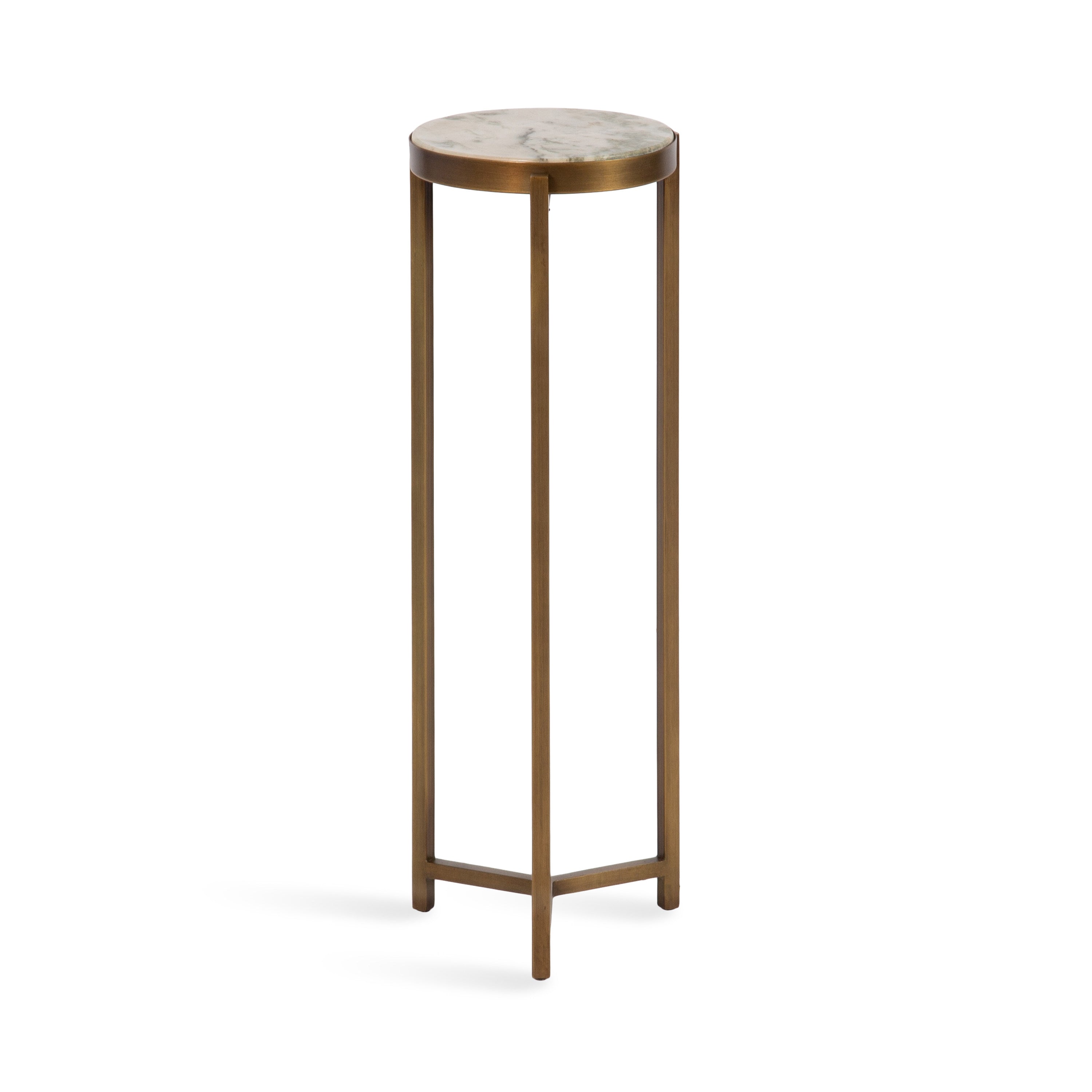 Drink Table Green Gold 9x9x23 5