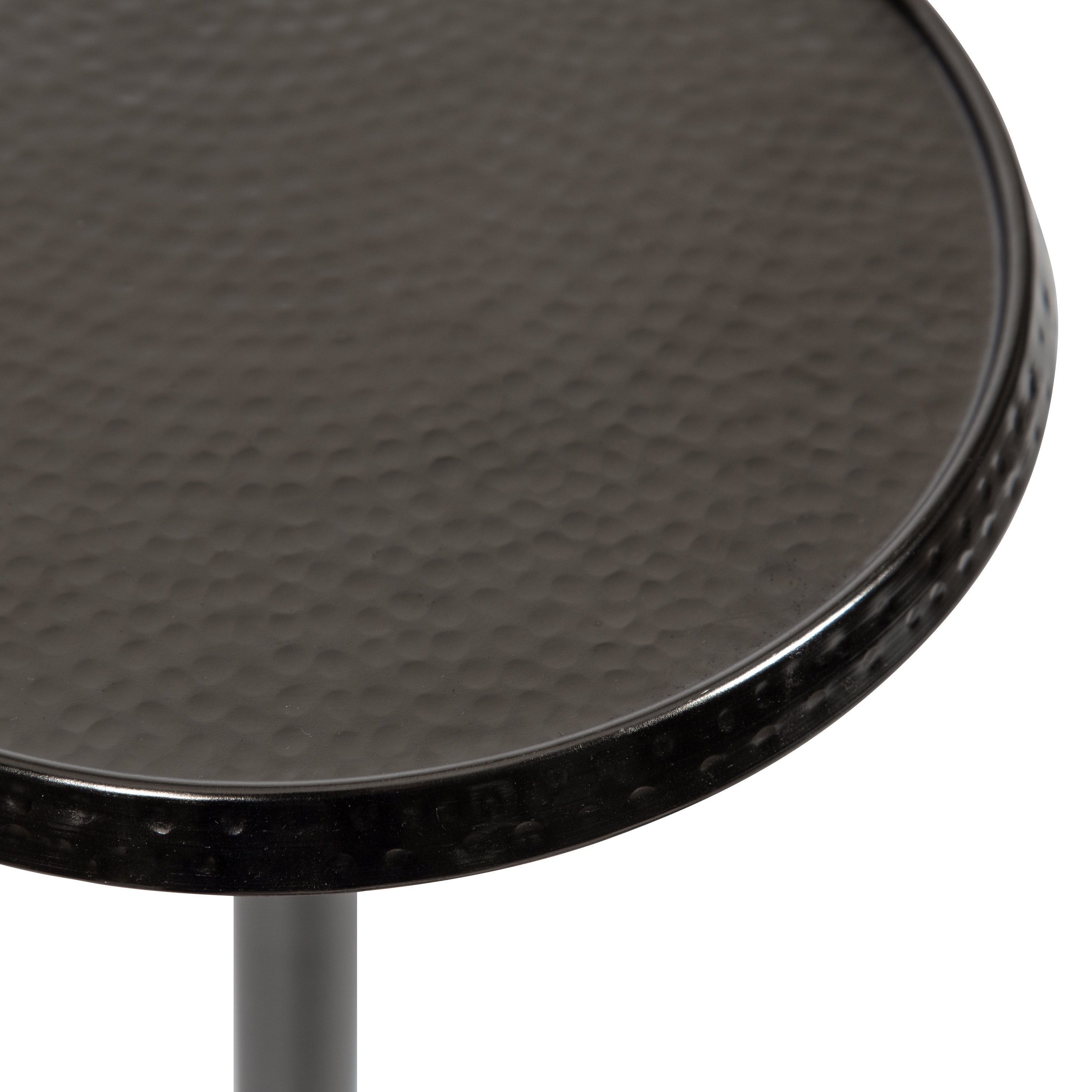 Drink Table Pewter 9x9x23 4
