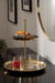 Tiered Tray Black Gold 12x12x15 7